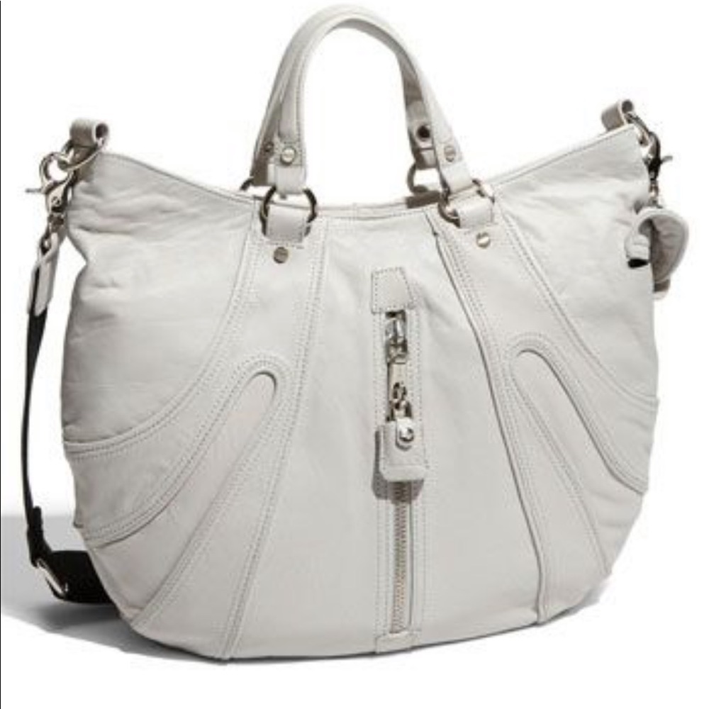 L.A.M.B Kingpin Bag in Dovetail / Nude